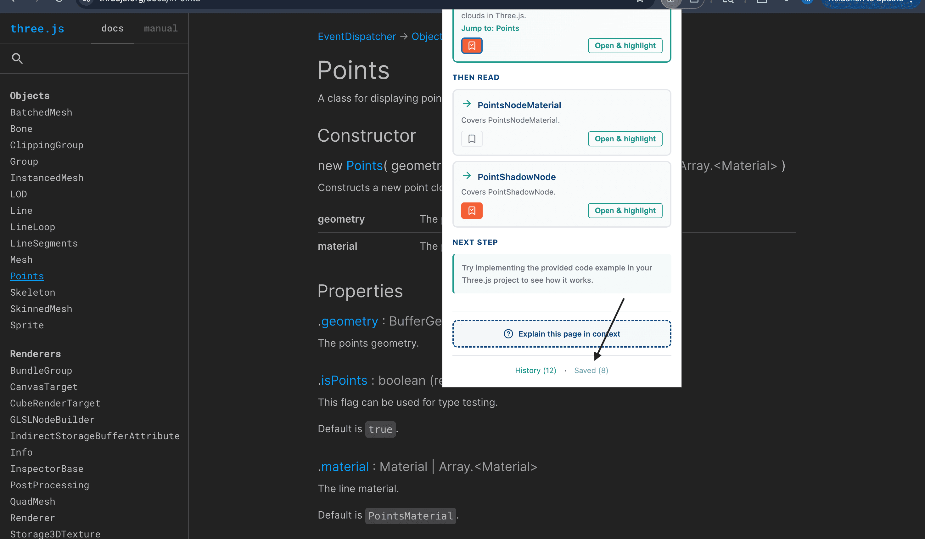 Bookmarks screenshot 2