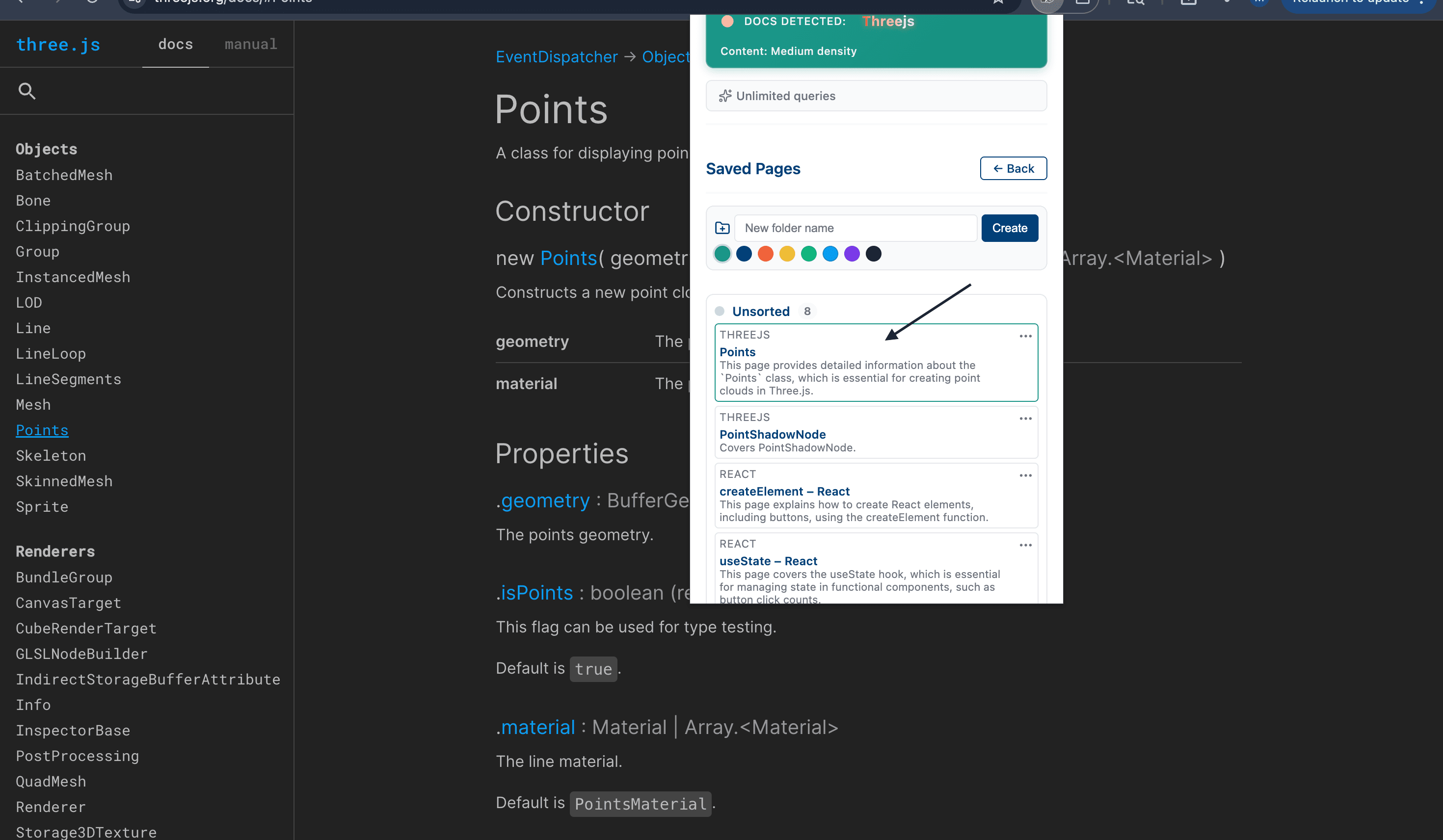 Bookmarks screenshot 3