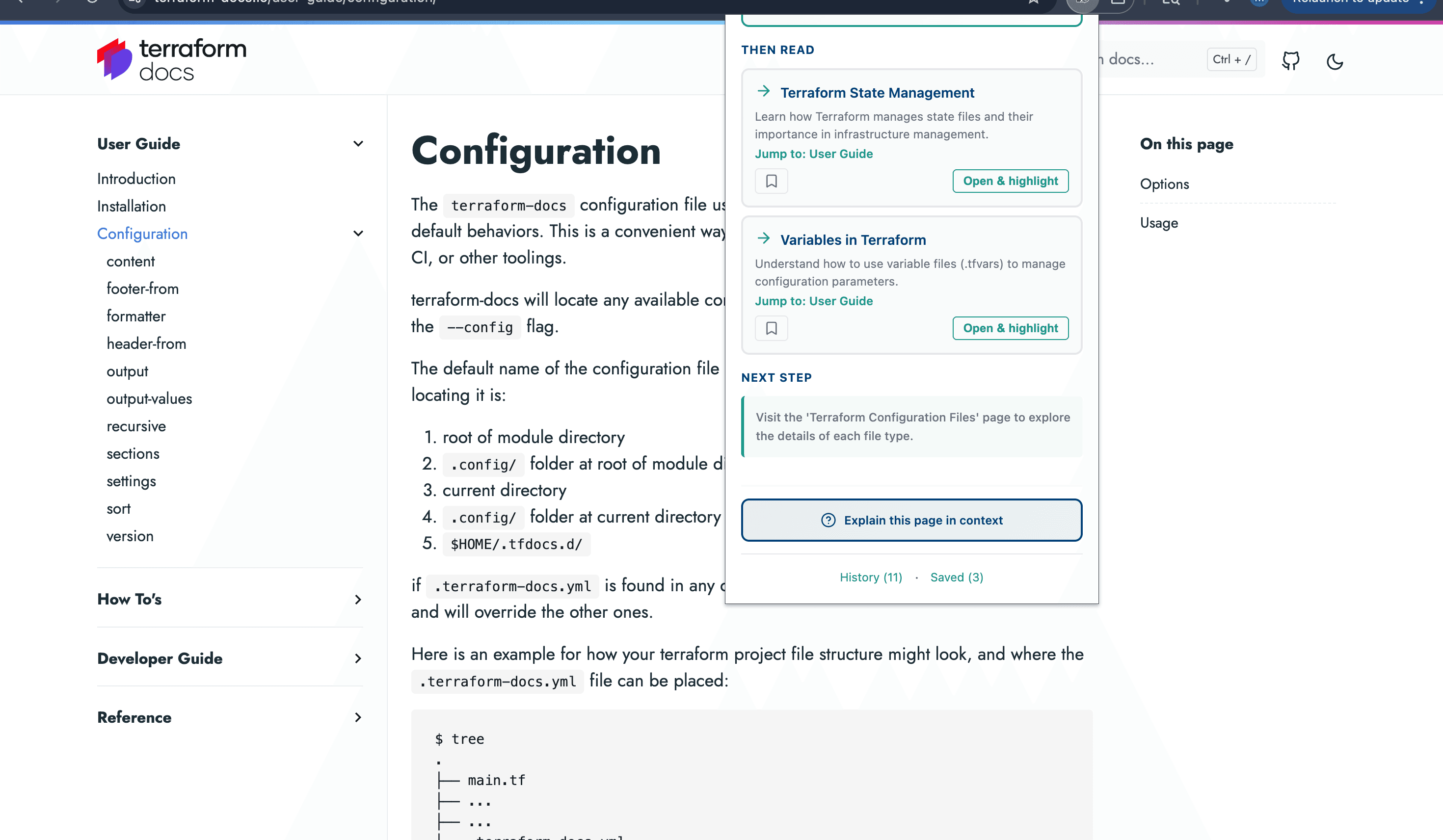 Explain This Page screenshot 1